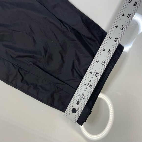 Marmot Track Pants Women Small Black Nylon Ankle Zipper - Picture 15 of 15